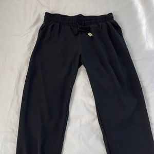 Olivaceous Black Tie Pants